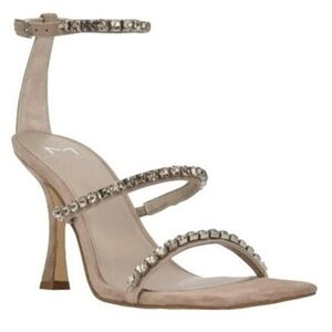 Marc Fisher Dezzi Embellished Strappy High Heels Sandals size 9.5